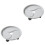 2 Pcs Tabuleiro Panela Base Redonda Para Planta Casa 4