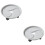 2 Pcs Tabuleiro Panela Base Redonda Para Planta Casa 7