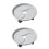 2 Pcs Tabuleiro Panela Base Redonda Para Planta Casa 6