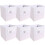 AINPECCA 6PCS Foldable Storage Collapsible Box Home White 1
