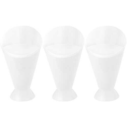 3Pcs Reutilizáveis Com Suportes Para Lanches E Batatas Fritas