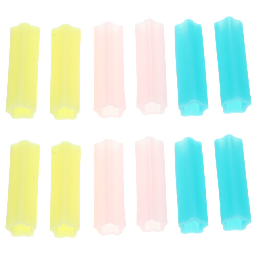 12 Unidades De Luvas De Silicone Para De De Cutícula