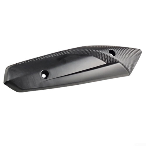 Exhaust Pipe Protector For Motorcycles Black Safeguards Against Burns