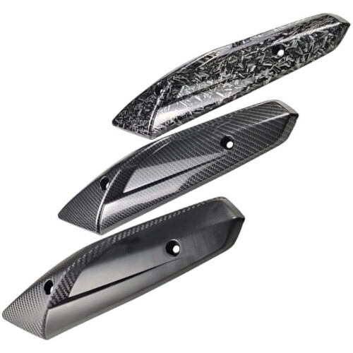 Exhaust Pipe Protector For Motorcycles Black Safeguards Against Burns 1
