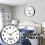 12" Black Silver LCD Digital Wall Clock with Date 6