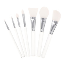 7St Vrouwen Cosmetische Brush Kit Met Zachte Silicone Borstelkoppen