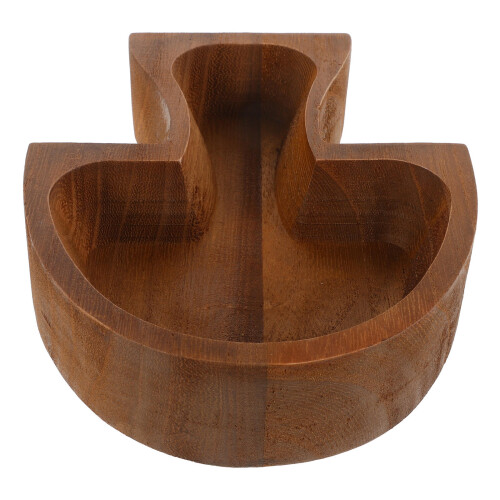 Wood Bowl Forma De Para Aperitivos, Secos Y Postres