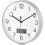12" Silent Silver LCD Digital Wall Clock with Date 1