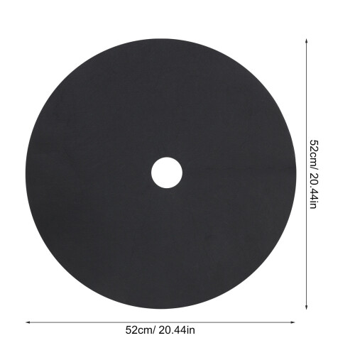 10 Pièces Tissu Désherbant Non Biodégradable Noir 52 Cm 1