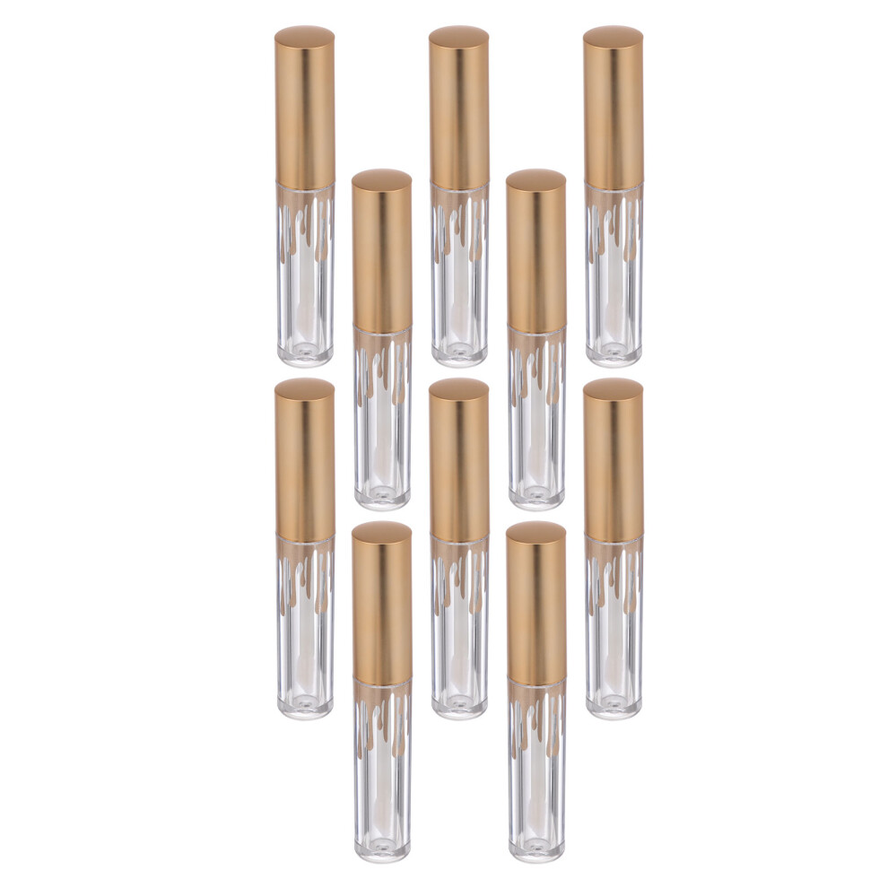 Ohphcall 10Pcs Subpackage Lip Tubes Cylindrical Gloss Containers