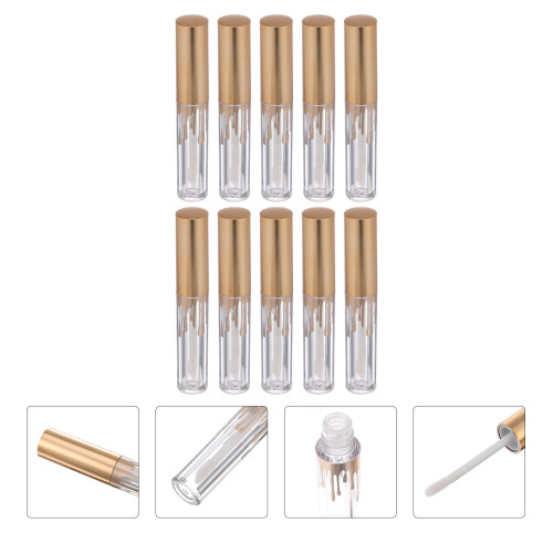 10Pcs Subpackage Lip Tubes Cylindrical Gloss Containers 2
