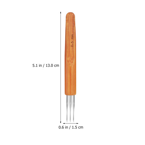 2 Sets Hair Crochet Needles For Dreadlocks Braid Tools 2