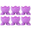 6 Pezzi In Silicone Per Uova ( Assortito) 1