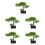 5 Pezzi Albero Bonsai Artificiale in Vaso Decorazione 8