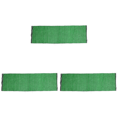 3 Pezzi Tappeto Artificiale Decorazione 2