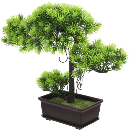 5 Pezzi Albero Bonsai Artificiale in Vaso Decorazione 1