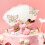 15St Cake Topper Papieren Versiering Voor 8