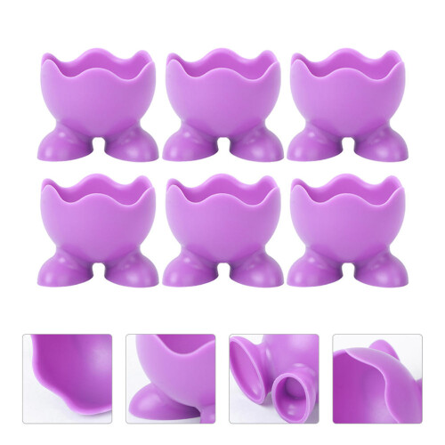 6 Pezzi In Silicone Per Uova ( Assortito) 2