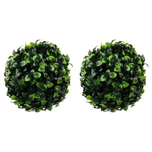 2 Pezzi Topiaria Sospesa A Forma Palla 30 Cm 1