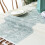 Rectangular Tablecloth 140 x 180 cm White Green Polyester With Tassel Snowflake Deer Pattern Washable Outdoor Indoor Use 3