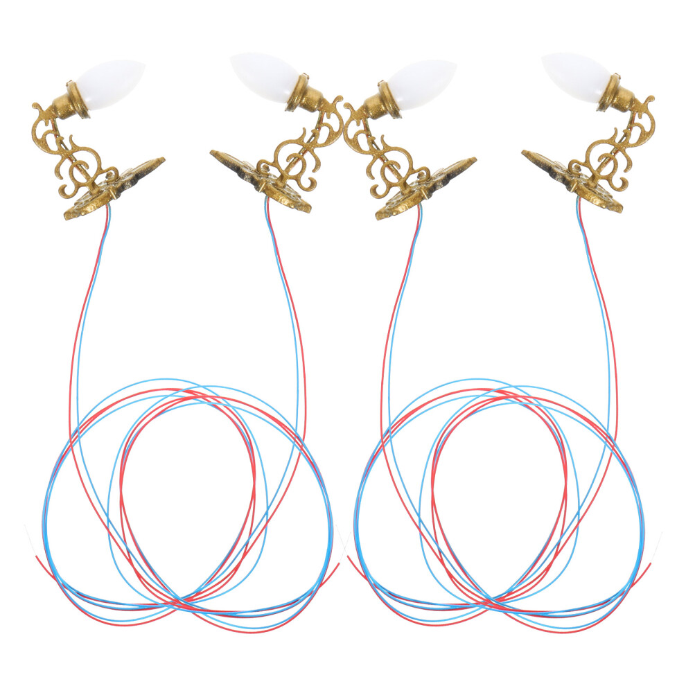 4 Szt. ŚCienne Symulowane Mini ŚWietlne Piaskownica Diy-image