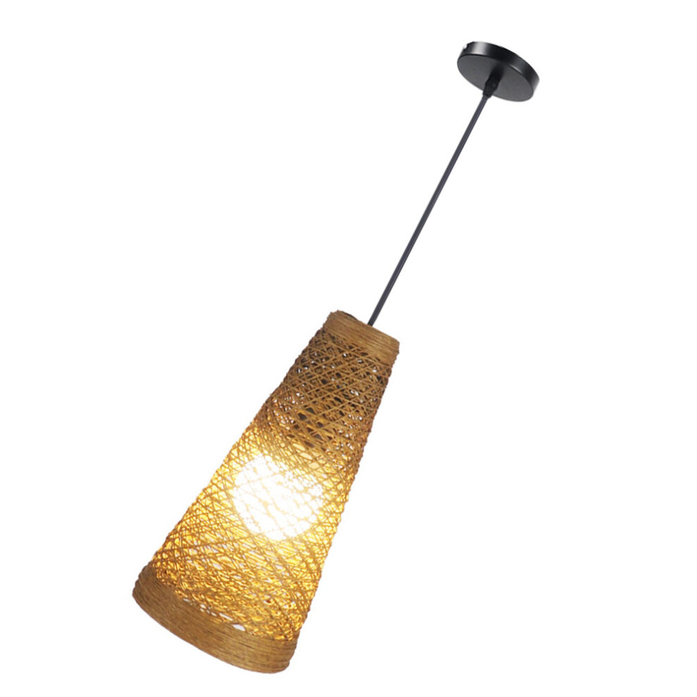 1 Sztuka Plaitowanej Sufitowej Z Rattanu W Naturalnym Stylu-image