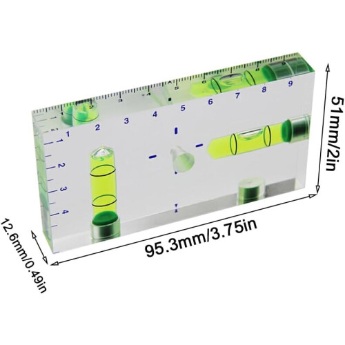 Transparent Level Acrylic Clear Easy To Read Precise Results Robust Construction 1