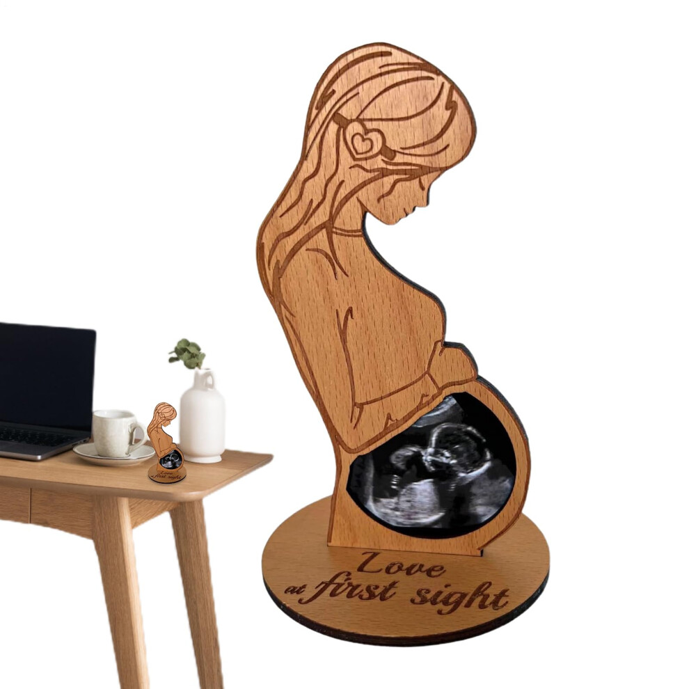 Sonogram Picture Frame, Wood Ultrasound Photo Frame, Pregnancy Announcement Frame, Baby Ultrasound Photo Frame