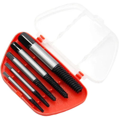 Break Wire Extractor 5/6-Piece Fine-Tooth Break Head Screw Remover Faucet Removal Tool Pipe Extractor Accessory Set 1