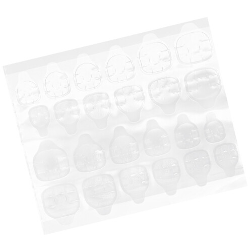 20 Folhas De Adesivo Para Unhas Gel Com Dupla Face