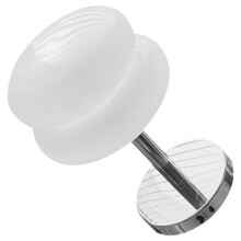Elegant White Glass Table Lamp Metal Desk Light for Bedroom