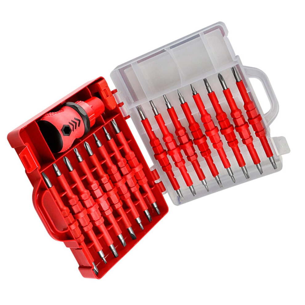34 In 1 Screwdriver Set Ratchet Screwdriver Head Multifunctional Ratchet Handheld Maintenance Tool 9016109424365