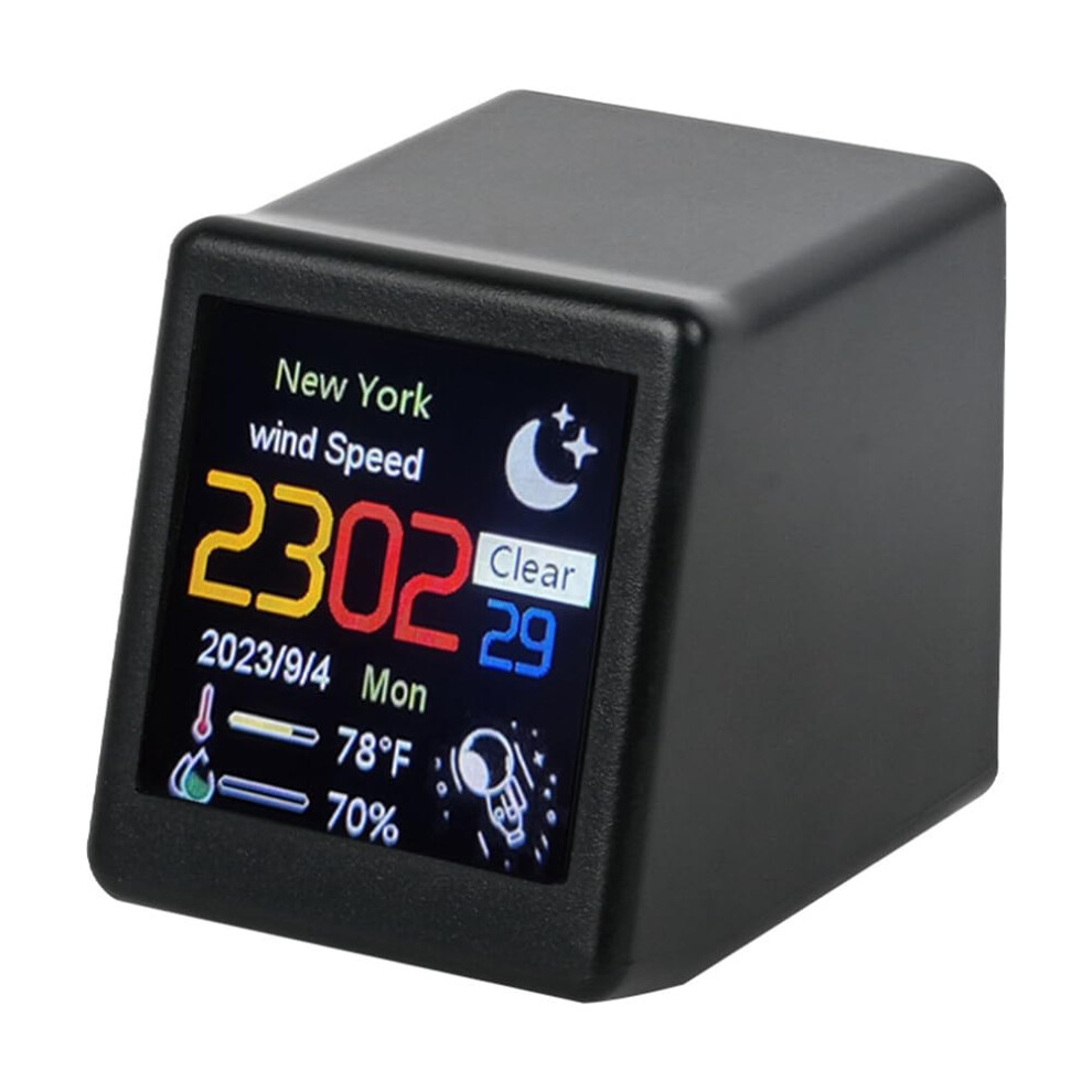 Smart Watch Weather Station Model A Mini Clock Wifi Diy Animated Gif Desktop Decoration Electronic Album 9084446430851