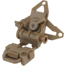 Paintball NVG Fast Helmet Mount Shroud L4G69 Plastic Tan For PVS15 PVS18 GPNVG18 Night Vision Goggles Holder