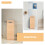 2Pcs Tábua De Roupas Para Casa E 8