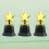 3Pcs Mini Troféus De Dourados Plástico Crianças 5