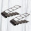 2 Stuks IJzeren Frame Organizer Vier Compartimenten Voor Thuis Café 5