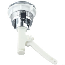 38mm Toilet Push Button Single Flush Toilet Tank Button Replacement, ABS Plastic, Corrosion-Resistant, Fits SKU