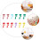 24 Pcs Marcadores De Forma Silicone Para Taça Vinho 8