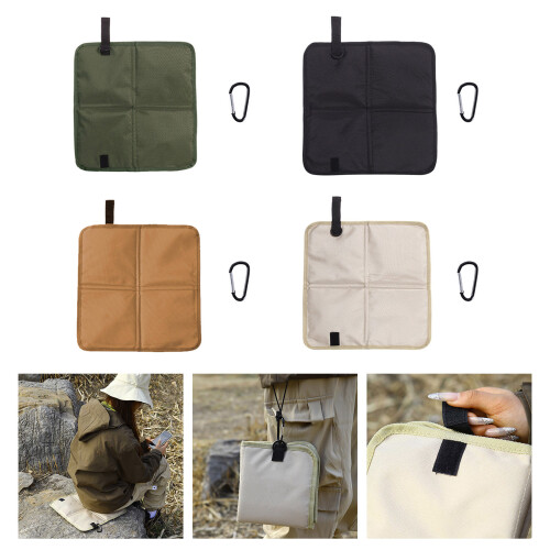 Coussin de siège de Camping résistant à l'humidité,-Noir 2