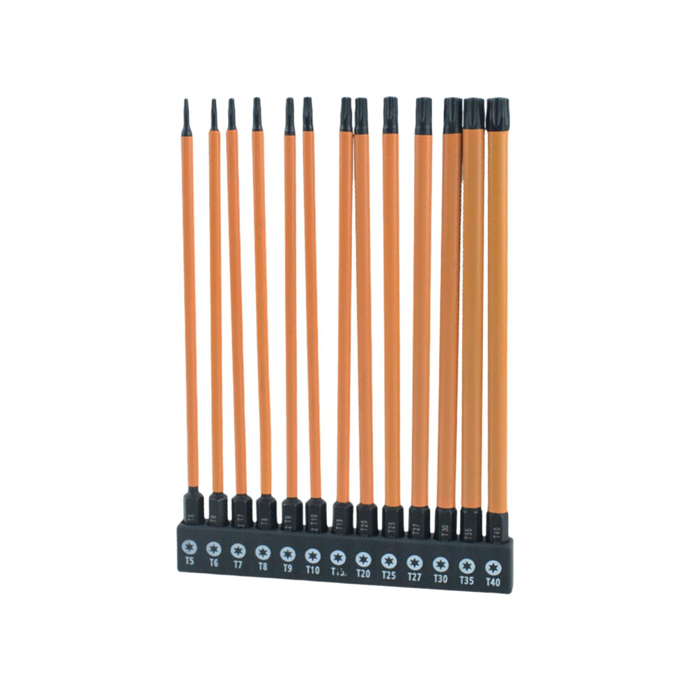 13Pcs Impacts Hexagon Head Allen Wrenches Drill Bit Set 100/150Mm Hex Shank Steel Hexagon Screwdriver Bit 9354506293369