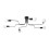 1 Set Deckenleuchte Dekorative Einfache Lampe (Schwarz) 3