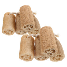 8St Beige Loofah Spons Voor Keuken En Douche, Schrobbers