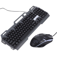 Schwarze Spieltastatur Maus USB Wasserdicht Rgb Beleuchtet