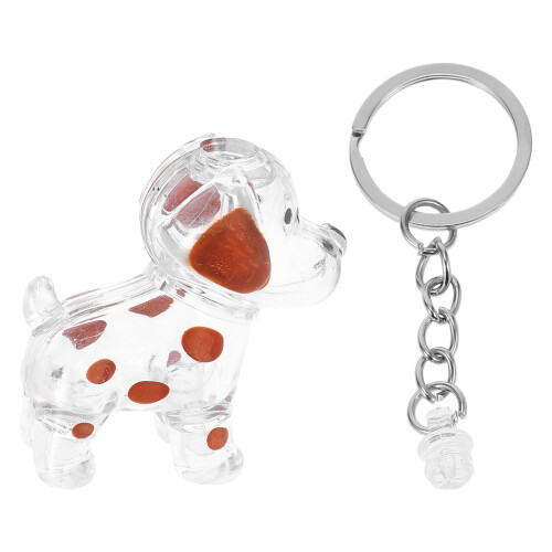 2Pcs Cat Keepsake: De Transparente Com Pingente 2
