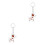 2Pcs Cat Keepsake: De Transparente Com Pingente 5