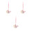 3Pcs Pingente , Chaveiro Gradiente Para 7