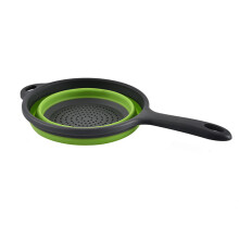 Food Drainage Basket Foldable Plastic For Family 1pack
