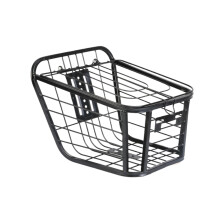 Bike Basket Metal Wire Mesh For Cycling Universal Shopping Bag Container For Folding Bike