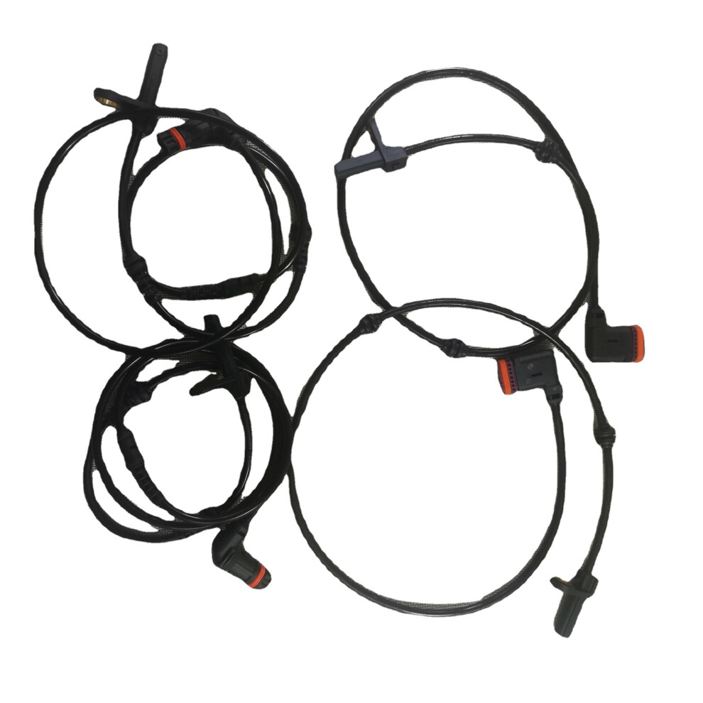 4 Pcs Abs Wheel Speed Sensor For C-Class S204 W204 C204 A2049057702 2049057702 (2Pcs 2045400317) 9050935561627